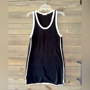 Rag & Bone Black and White Trim Tank Dress. Size L